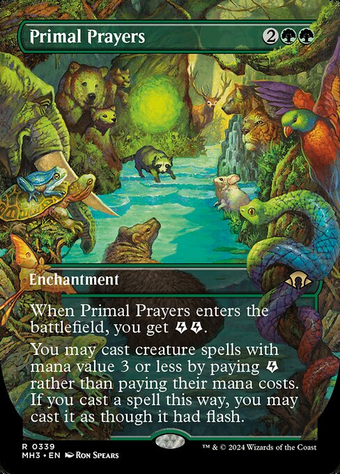 Primal Prayers - Modern Horizons 3 Rare Card