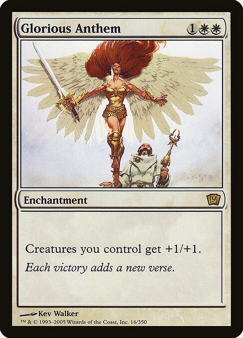 Glorious Anthem - Ninth Edition Rare Card
