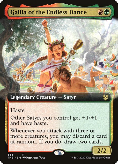 Gallia of the Endless Dance - Theros Beyond Death Rare Card