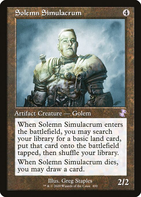 Solemn Simulacrum - Time Spiral Remastered Special Card
