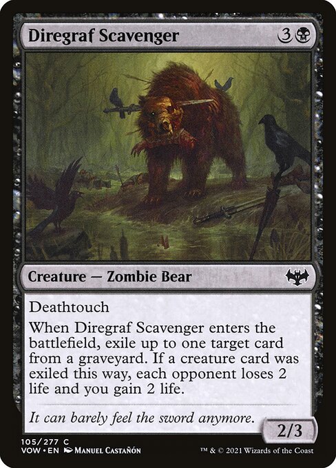Diregraf Scavenger - Innistrad: Crimson Vow Common Card