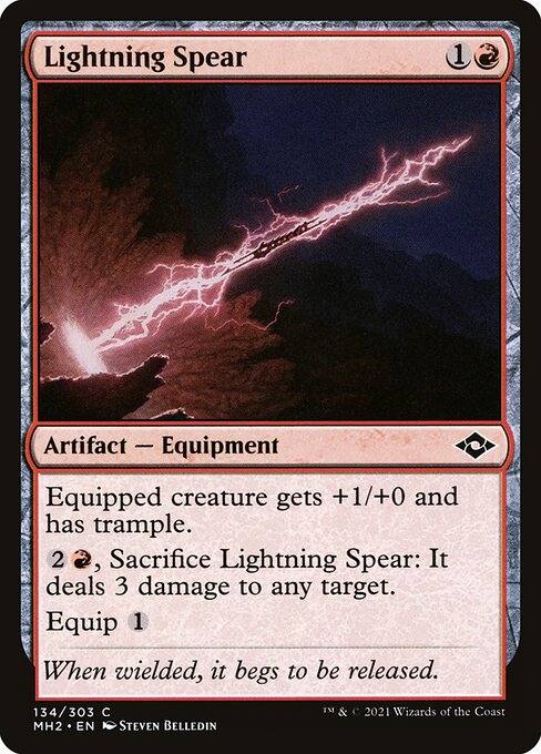 Lightning Spear - Modern Horizons 2 Common Card