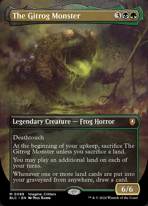 The Gitrog Monster - Bloomburrow Commander Mythic Card