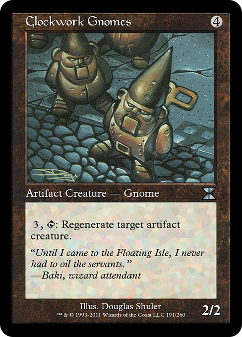 Clockwork Gnomes - Masters Edition IV Uncommon Card