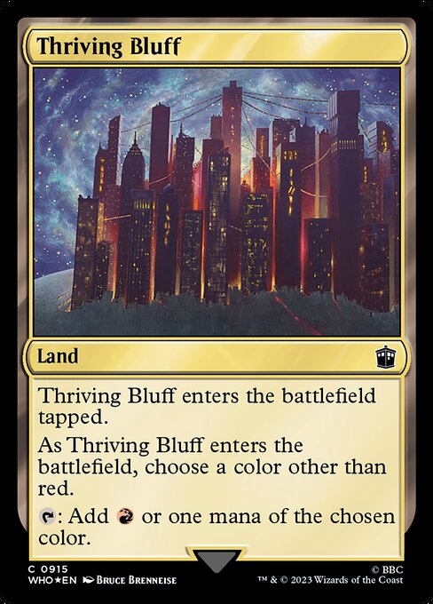 Thriving Bluff - Doctor Who Common Card