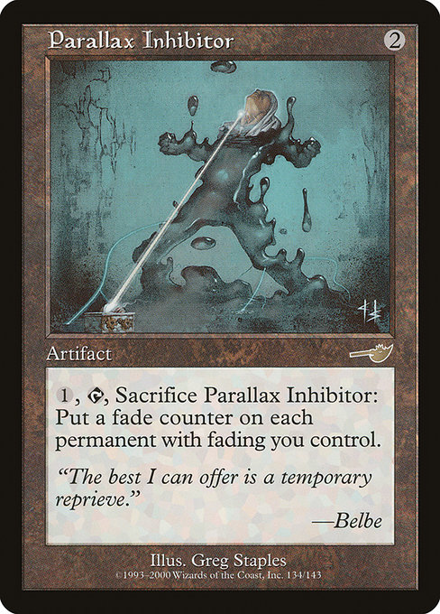 Parallax Inhibitor - Nemesis Rare Card