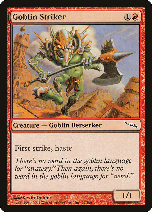 Goblin Striker - Mirrodin Common Card