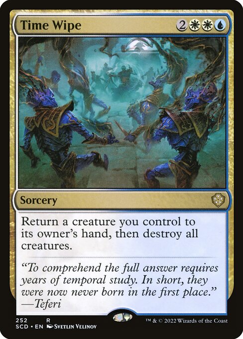 Time Wipe - Starter Commander Decks Rare Card