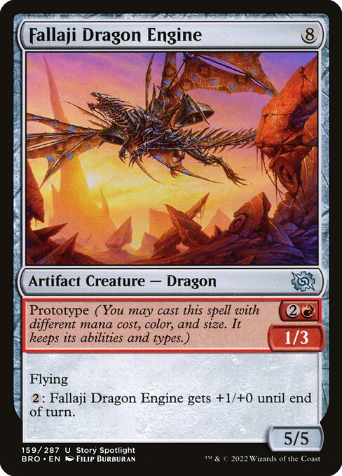 Fallaji Dragon Engine - The Brothers' War Uncommon Card