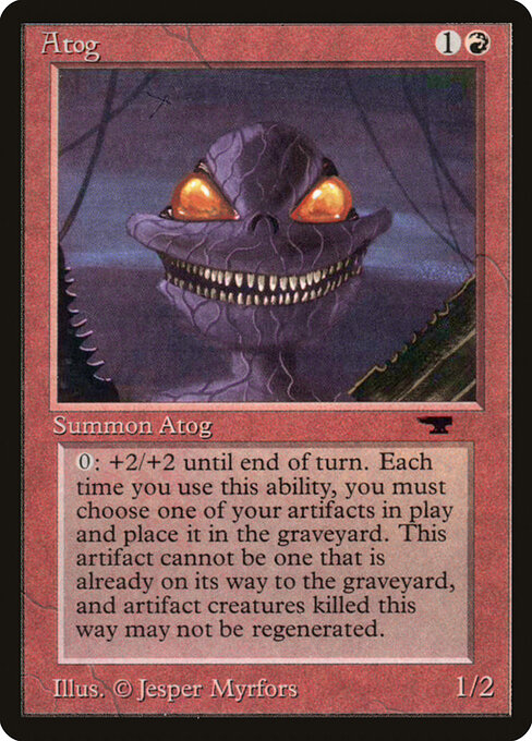 Atog - Antiquities Common Card