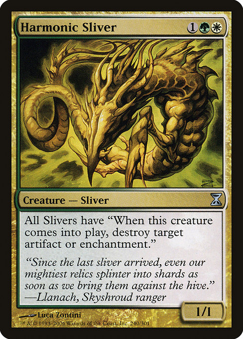 Harmonic Sliver - Time Spiral Uncommon Card