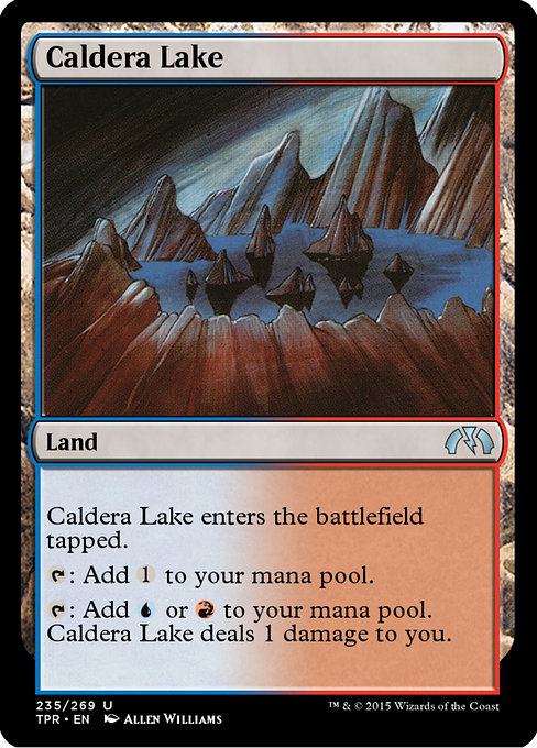 Caldera Lake - Tempest Remastered Uncommon Card