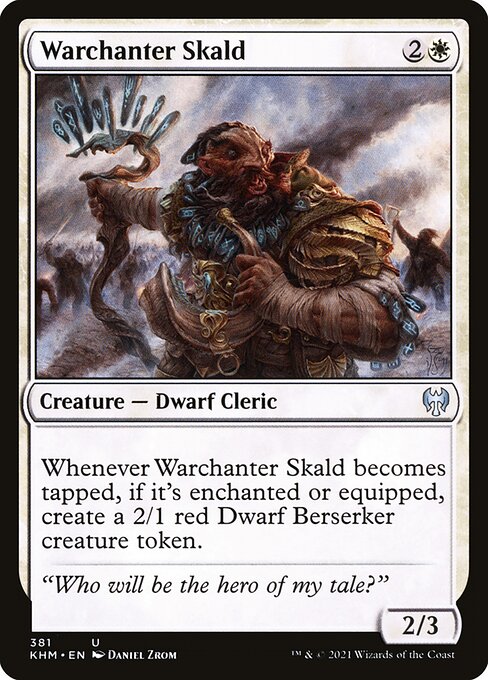 Warchanter Skald - Kaldheim Uncommon Card