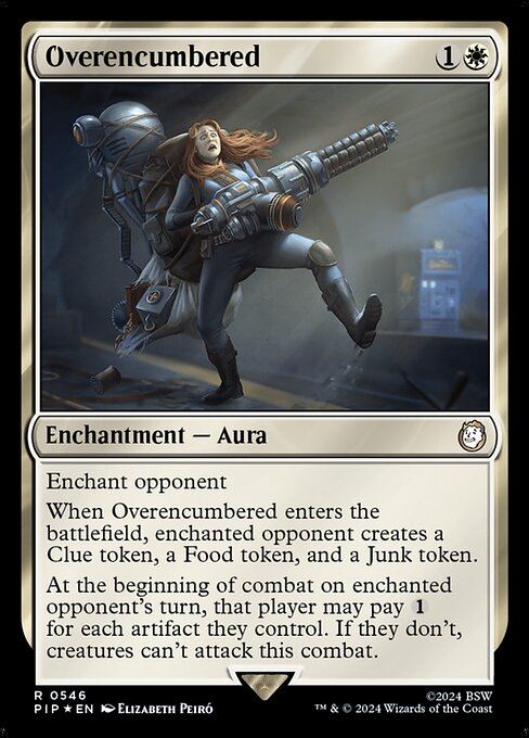 Overencumbered - Fallout Rare Card