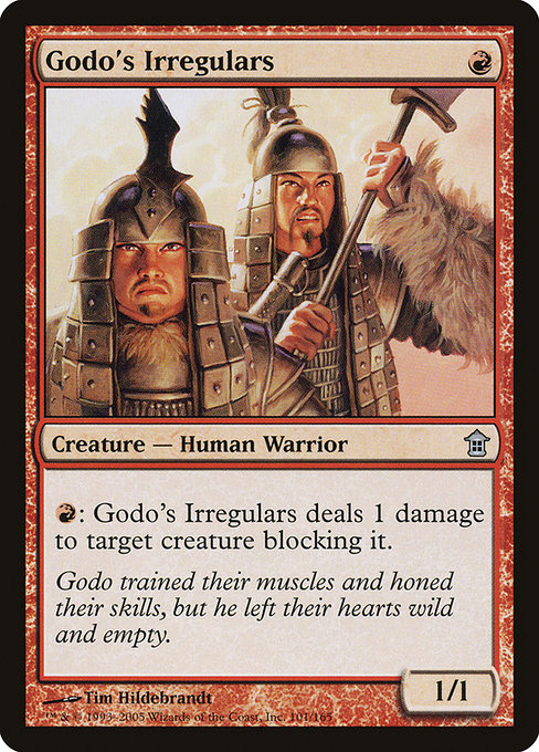 Godo's Irregulars - Saviors of Kamigawa Uncommon Card