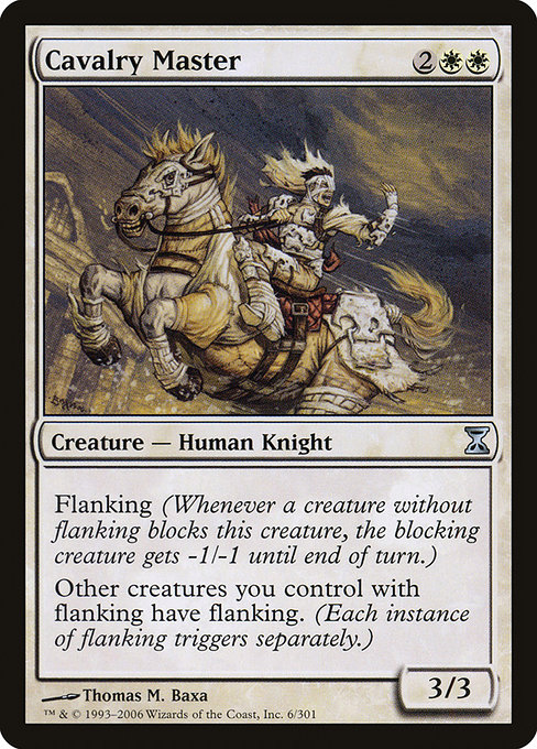 Cavalry Master - Time Spiral Uncommon Card