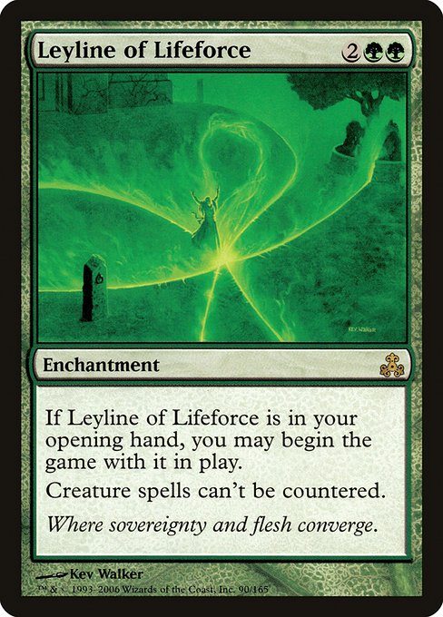 Leyline of Lifeforce - Guildpact Rare Card