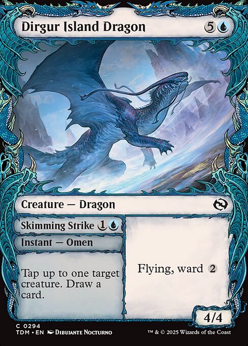 Dirgur Island Dragon // Skimming Strike - Tarkir: Dragonstorm Common Card
