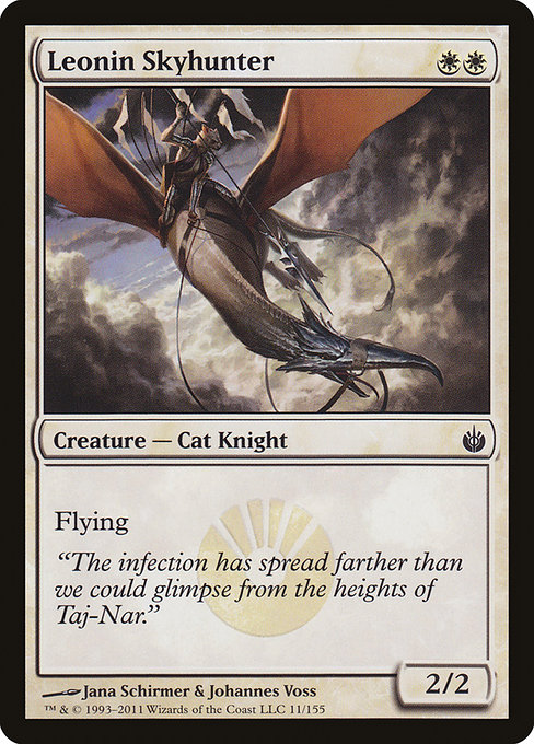 Leonin Skyhunter - Mirrodin Besieged Common Card