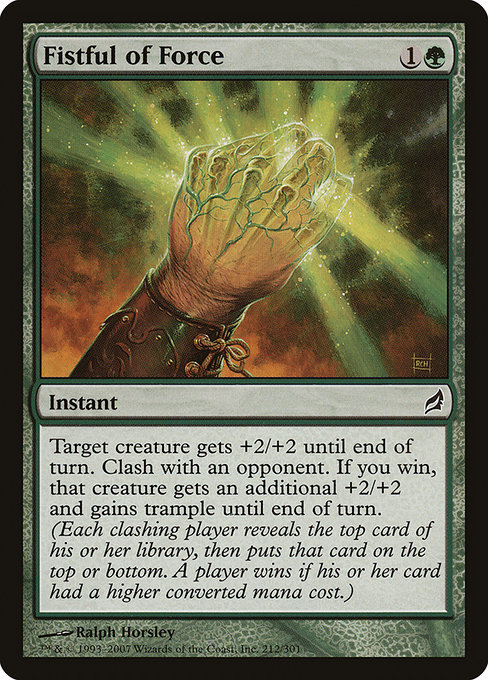 Fistful of Force - Lorwyn Common Card