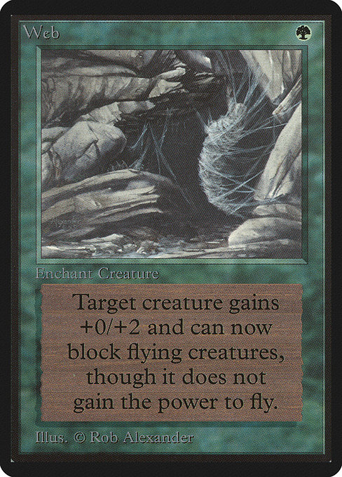 Web - Limited Edition Beta Rare Card