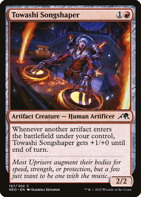 Towashi Songshaper - Kamigawa: Neon Dynasty Common Card