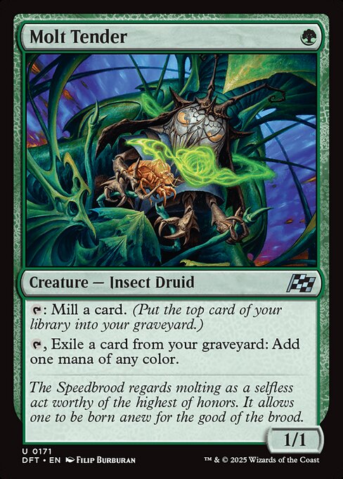 Molt Tender - Aetherdrift Uncommon Card