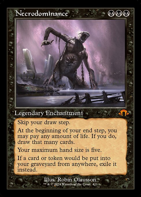 Necrodominance - Modern Horizons 3 Mythic Card