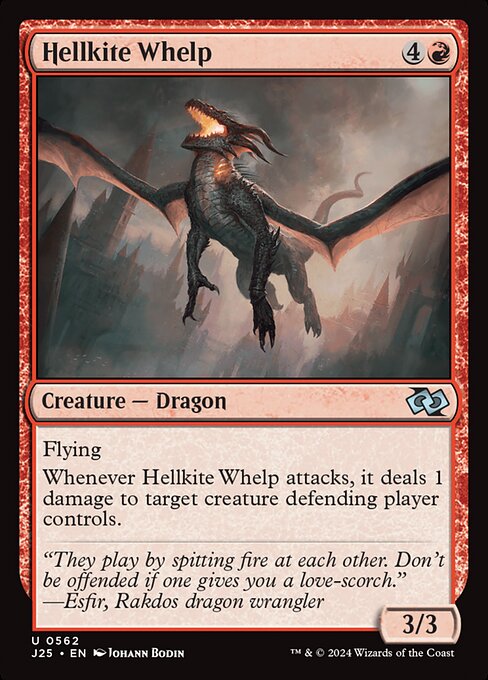 Hellkite Whelp - Foundations Jumpstart Uncommon Card