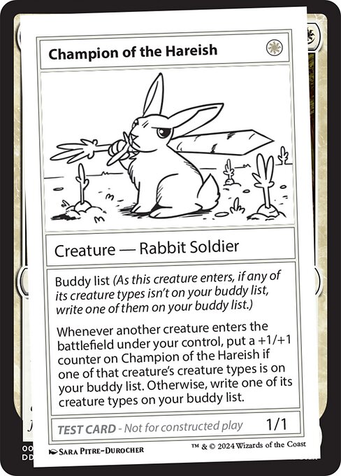 Champion of the Hareish - Mystery Booster 2 Rare Card