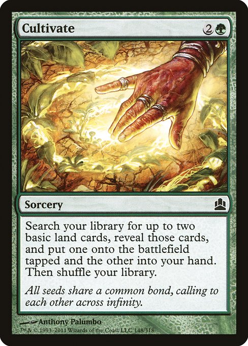Cultivate - Commander 2011 Common Card