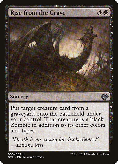 Rise from the Grave - Duel Decks Anthology: Garruk vs. Liliana Uncommon Card