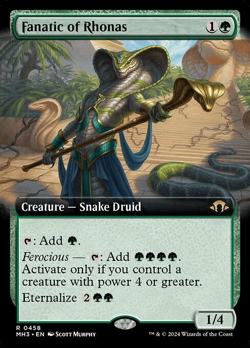Fanatic of Rhonas - Modern Horizons 3 Rare Card