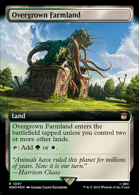 Overgrown Farmland - Doctor Who Rare Card