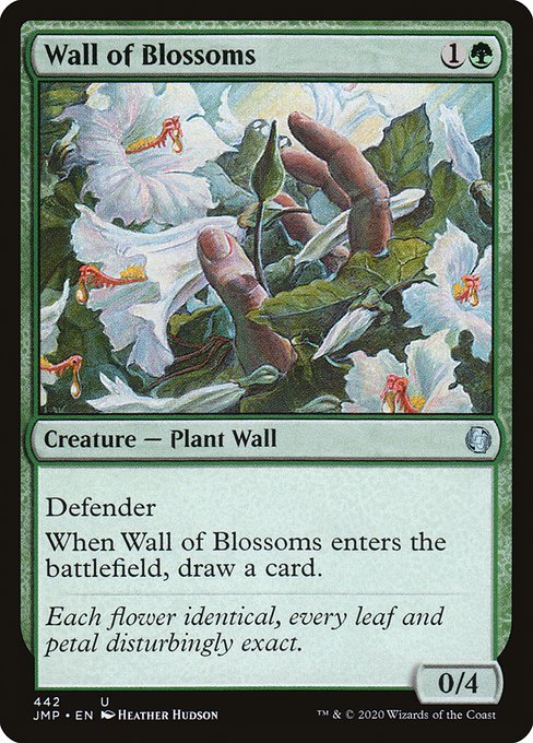Wall of Blossoms - Jumpstart Uncommon Card