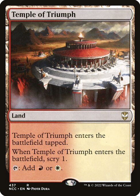 Temple of Triumph - New Capenna Commander Rare Card
