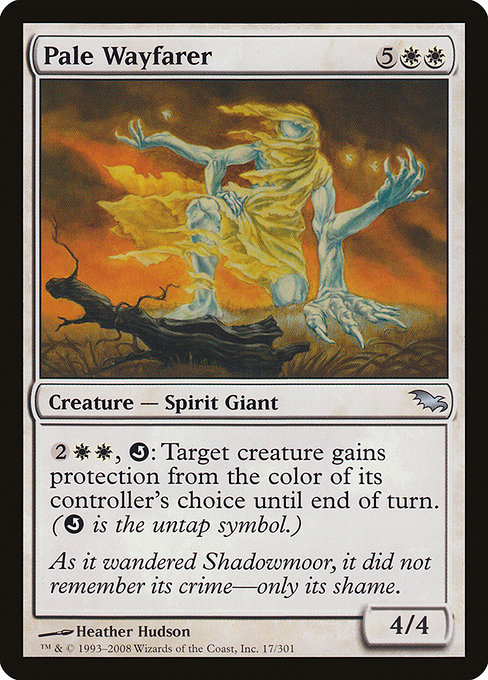 Pale Wayfarer - Shadowmoor Uncommon Card