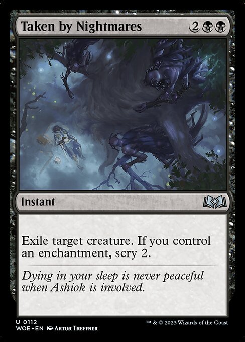 Taken by Nightmares - Wilds of Eldraine Uncommon Card