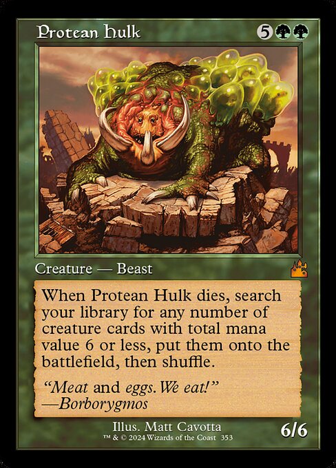 Protean Hulk - Ravnica Remastered Mythic Card