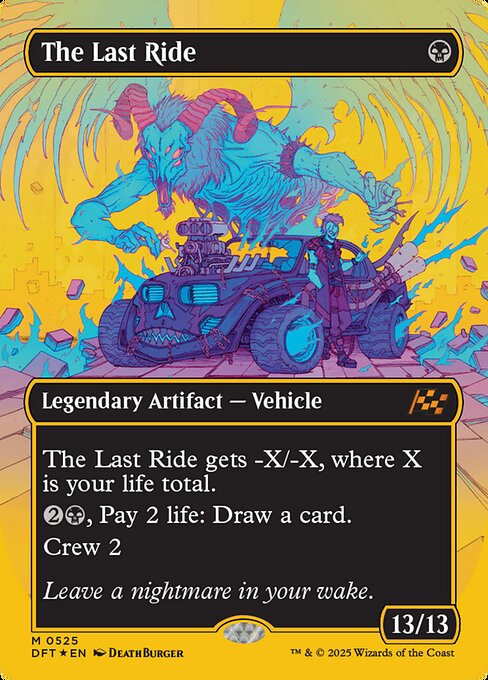 The Last Ride - Aetherdrift Mythic Card