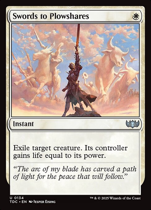 Swords to Plowshares - Tarkir: Dragonstorm Commander Uncommon Card
