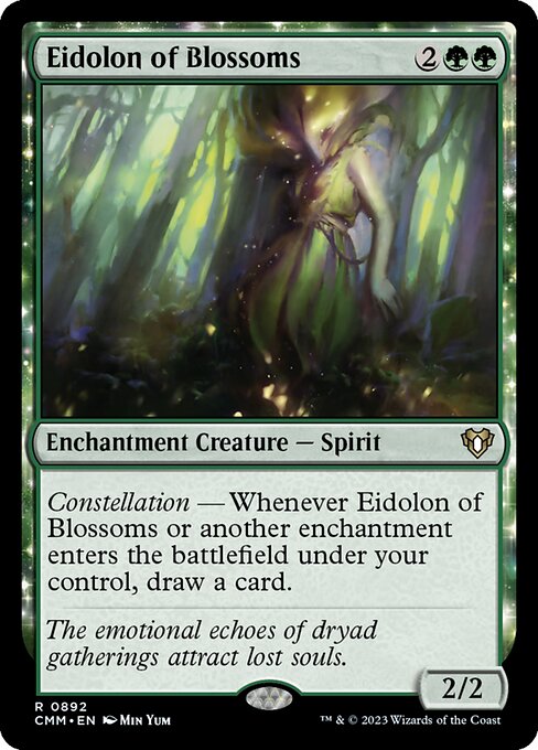 Eidolon of Blossoms - Commander Masters Rare Card
