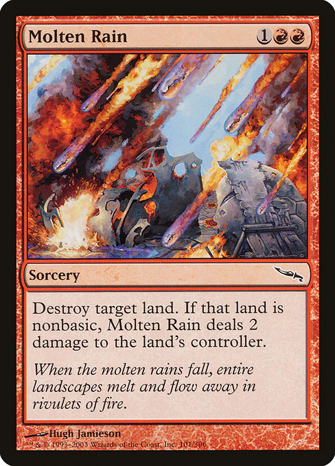 Molten Rain - Mirrodin Common Card