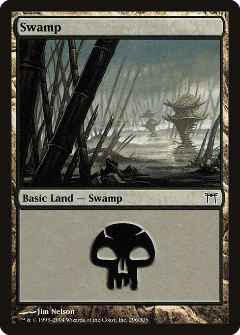 Swamp - Champions of Kamigawa Common Card