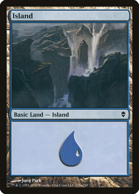 Island - Zendikar Common Card