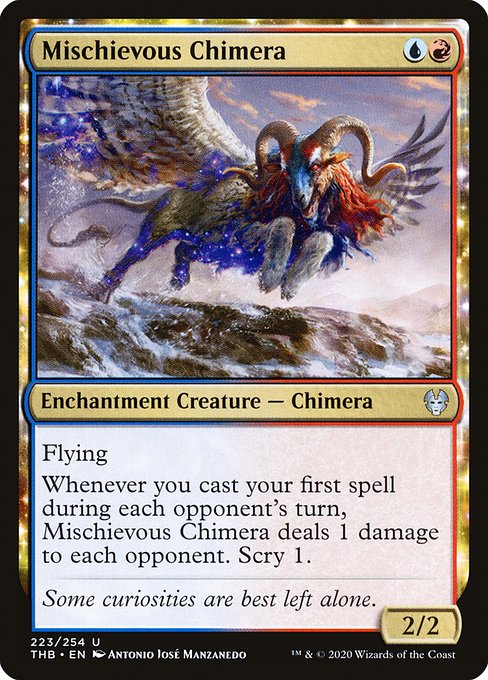 Mischievous Chimera - Theros Beyond Death Uncommon Card