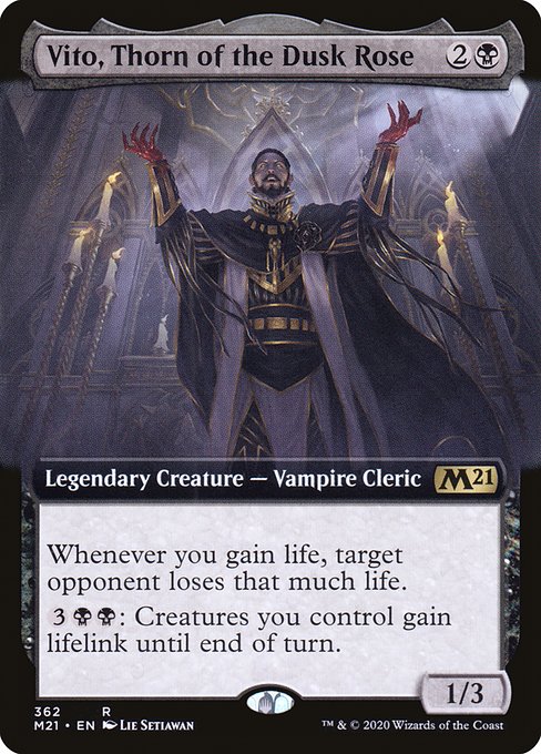 Vito, Thorn of the Dusk Rose - Core Set 2021 Rare Card