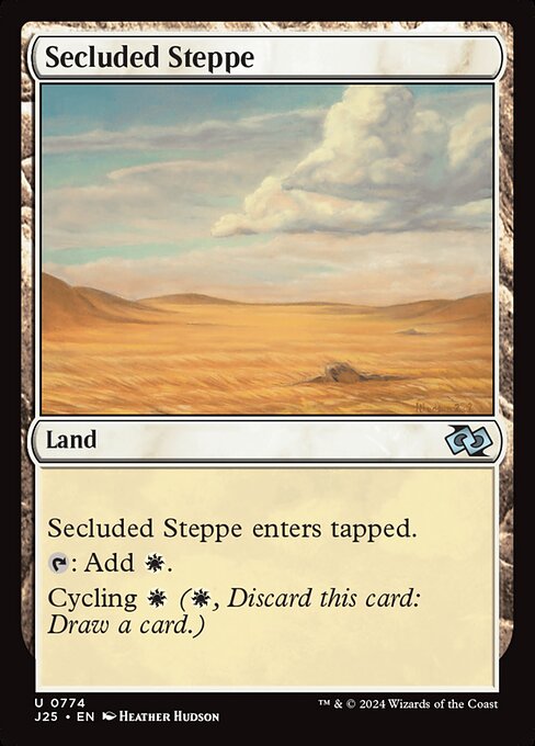 Secluded Steppe - Foundations Jumpstart Uncommon Card