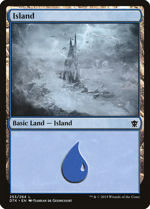 Island - Dragons of Tarkir Common Card