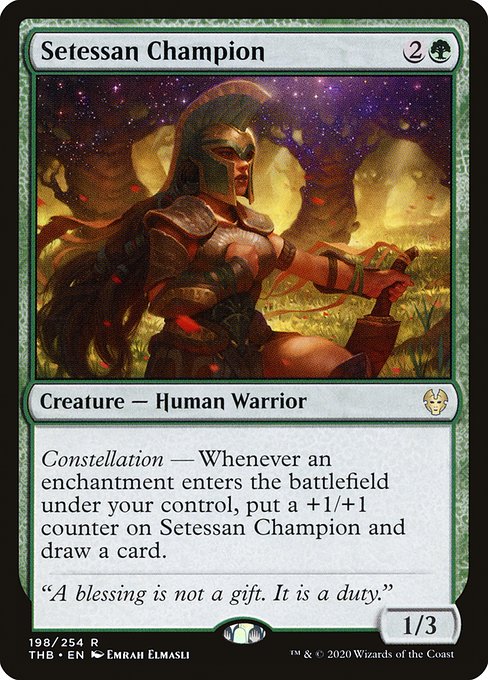 Setessan Champion - Theros Beyond Death Rare Card